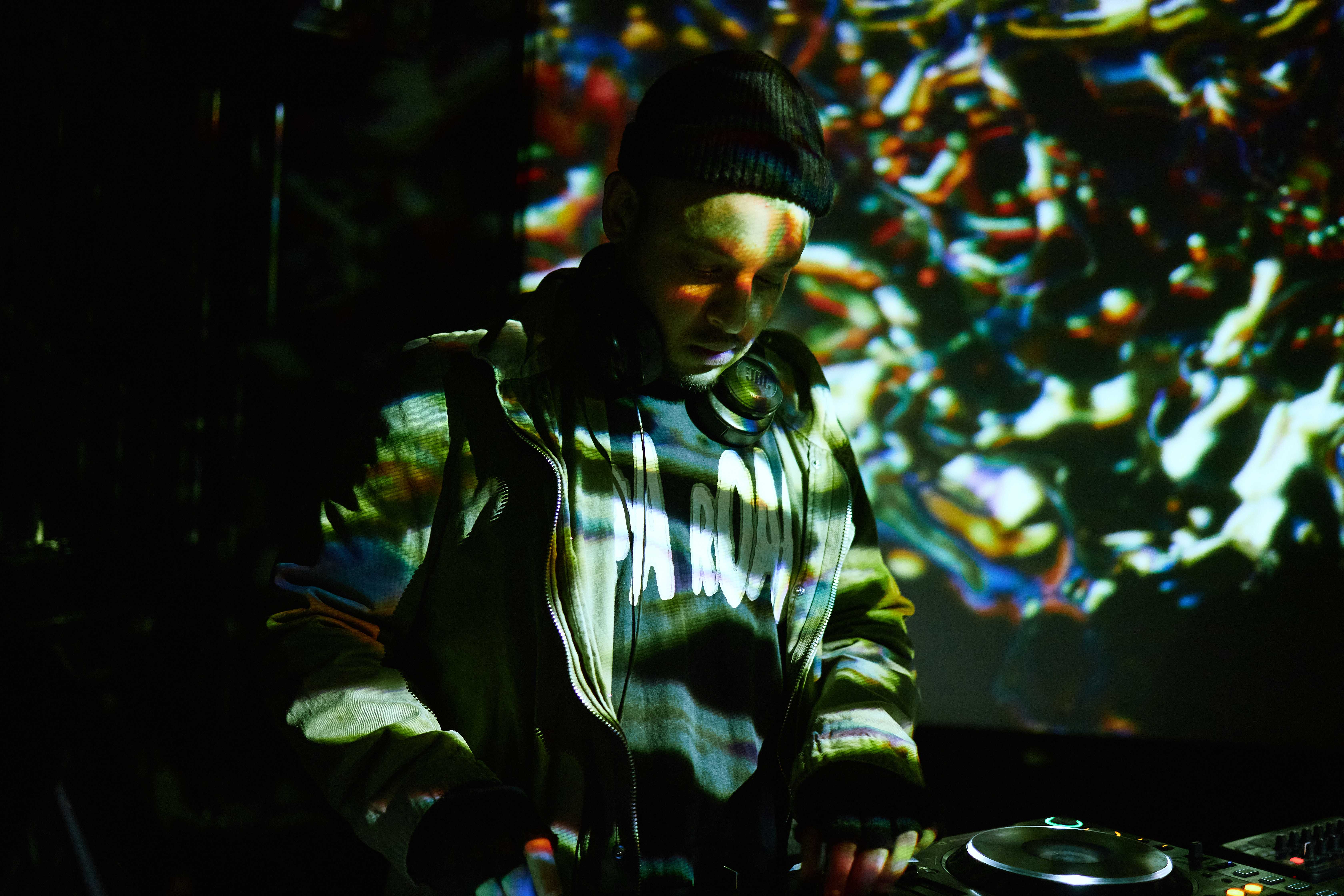 ZULI during a DJ set